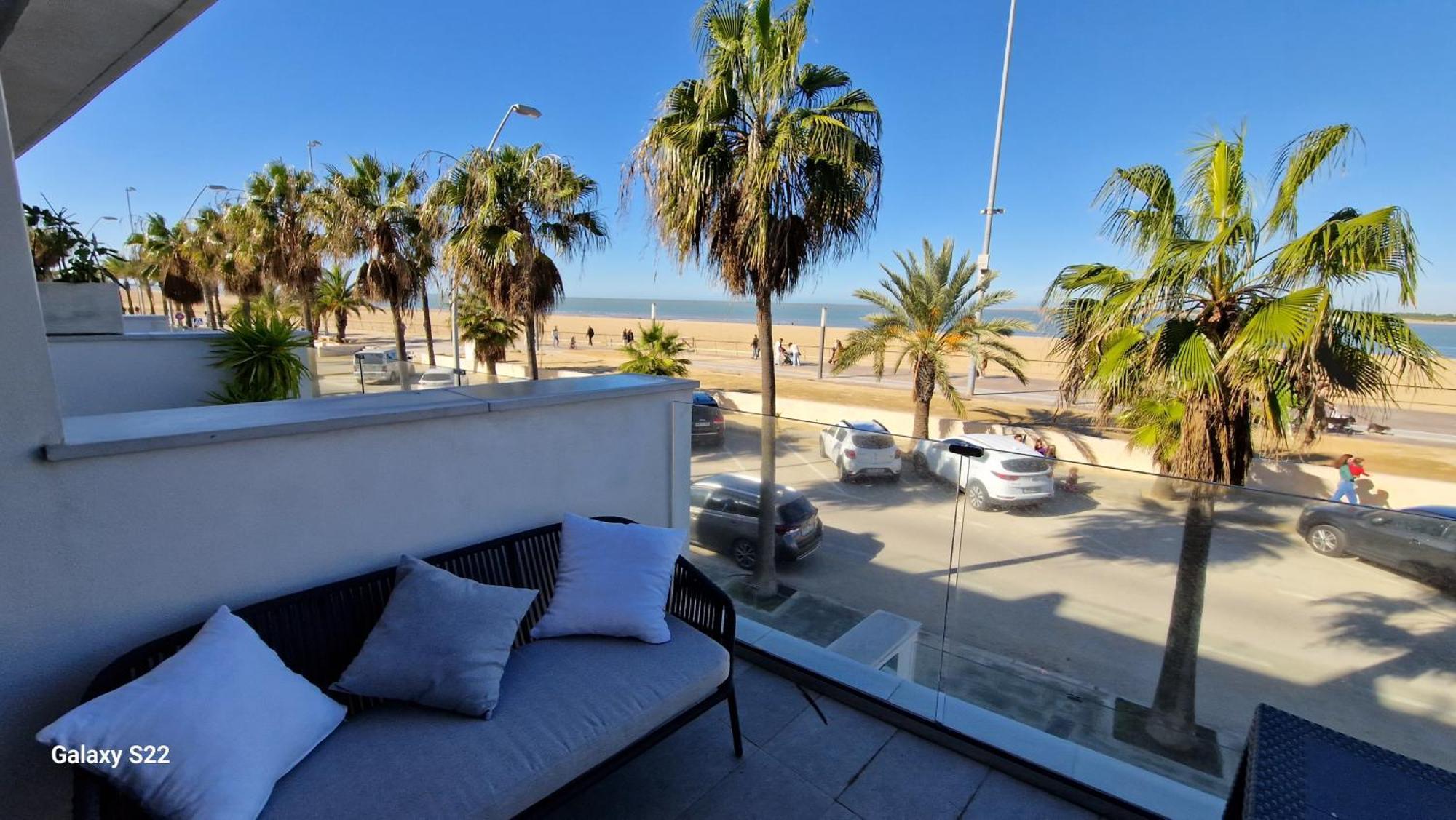 شقة Boutelou Playa Con Vistas Al Mar Sanlúcar de Barrameda المظهر الخارجي الصورة