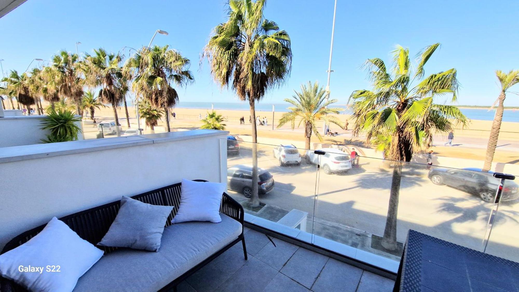 شقة Boutelou Playa Con Vistas Al Mar Sanlúcar de Barrameda المظهر الخارجي الصورة